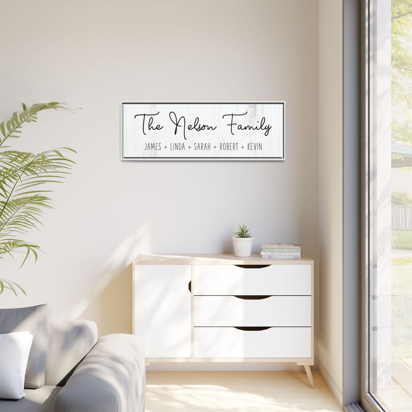 Personalized Family Name Sign with Kids Names - Custom First & Last Day of School Sign with Kids’ Names - Gift for Preschool, Kindergarten, and Grade School