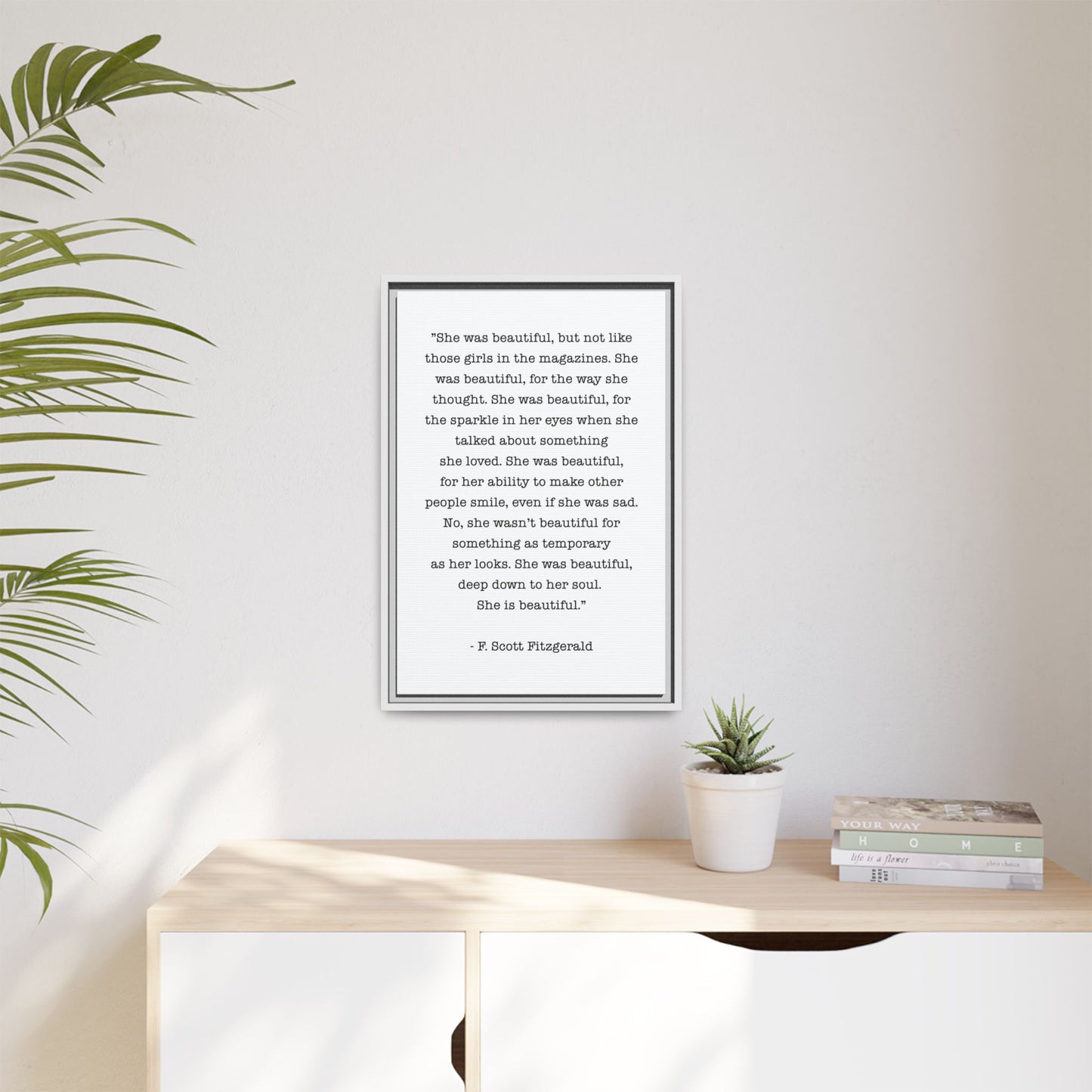 Custom Bedroom Quote Wall Art - Personalized Canvas Print for Bedroom - Modern Inspirational Quote for Bedroom - Living Room - Eco-Friendly Home Décor