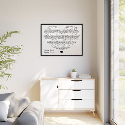 Personalized Anniversary Signs - Custom Wedding Song Lyrics - Anniversary Gift for Couples, First Dance Lyrics, Rustic Wooden Wedding Gift, Engraved Gifts for Him & Her, Unique Wall Art Decor, Holiday & Birthday Gift