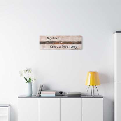 Personalized Master Bedroom Signs - Custom Romantic Rustic Framed Canvas Wall Art for Master Bedroom - Wedding & Anniversary Gift, Over Bed Decor for Spring Home & Farmhouse Bedroom