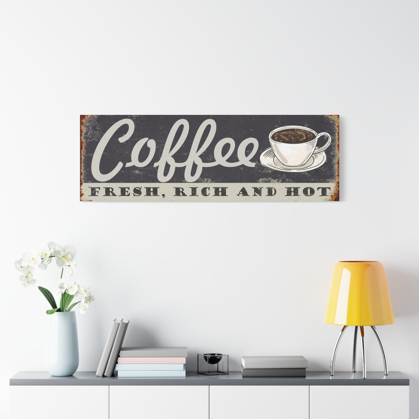 Personalized Coffee Bar Sign - Custom Vintage Coffee Shop Sign - Rustic Coffee Bar Wall Decor - Antique Coffee Station Sign - Outdoor Coffee Sign - House Coffee Art