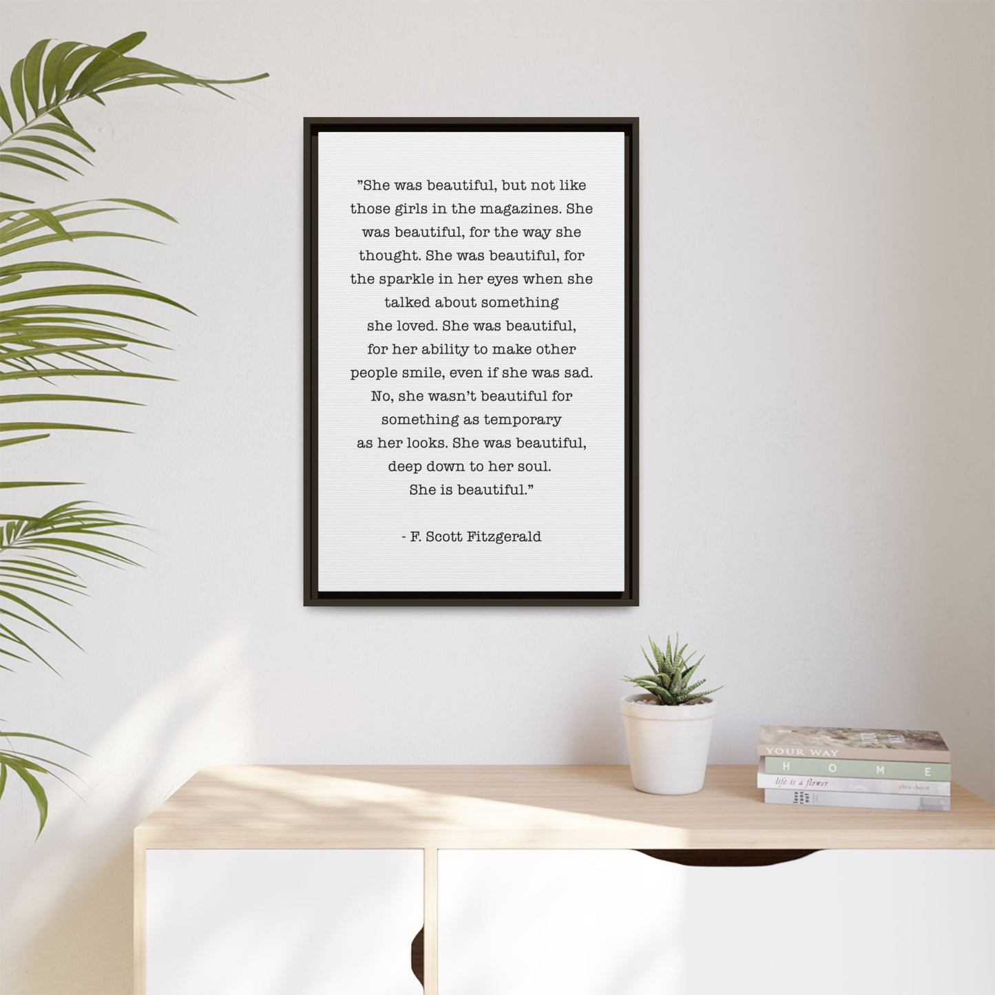 Custom Bedroom Quote Wall Art - Personalized Canvas Print for Bedroom - Modern Inspirational Quote for Bedroom - Living Room - Eco-Friendly Home Décor