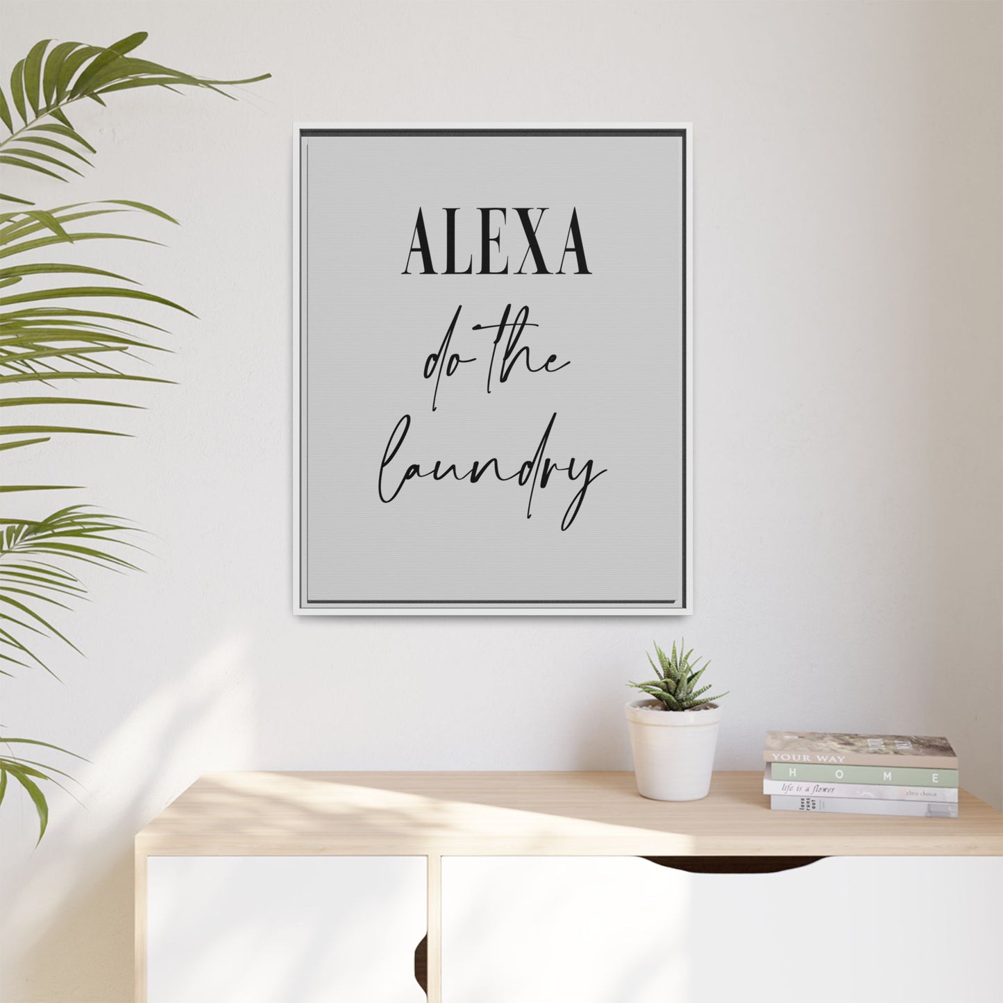 Personalized Laundry Room Signs - Custom Funny Laundry Room Wall Art | Minimalist Utility Room Decor | Modern Laundry Print | Housewarming Gift | Cleaning & Home Organization Artwork | Gift for Homeowners