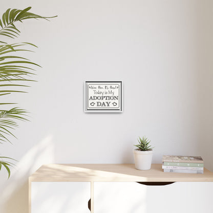 Custom Adoption Day Sign - Personalized Adoption Day Sign - Adoption Announcement Wall Decor - Party Decor for Celebrations, Court Hearings, and Family Gatherings