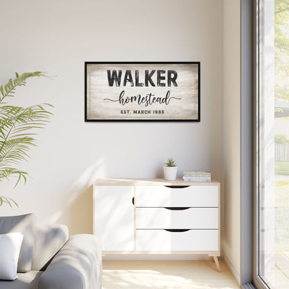 Personalized Homestead Sign | Custom Rustic Wooden Farmhouse Wall Art, Vintage Family Plaque, Customizable Homestead Est. Date, Farmhouse Kitchen & Garden Decor, Unique Gift for Farmers & Country Homes