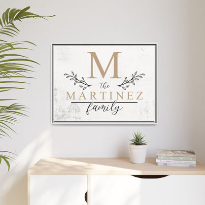 Personalized Family Monogram Sign with Last Name - Custom Farmhouse Porch Decor, Rustic Family Name Wall Art, Personalized Initial Wood Sign for Home