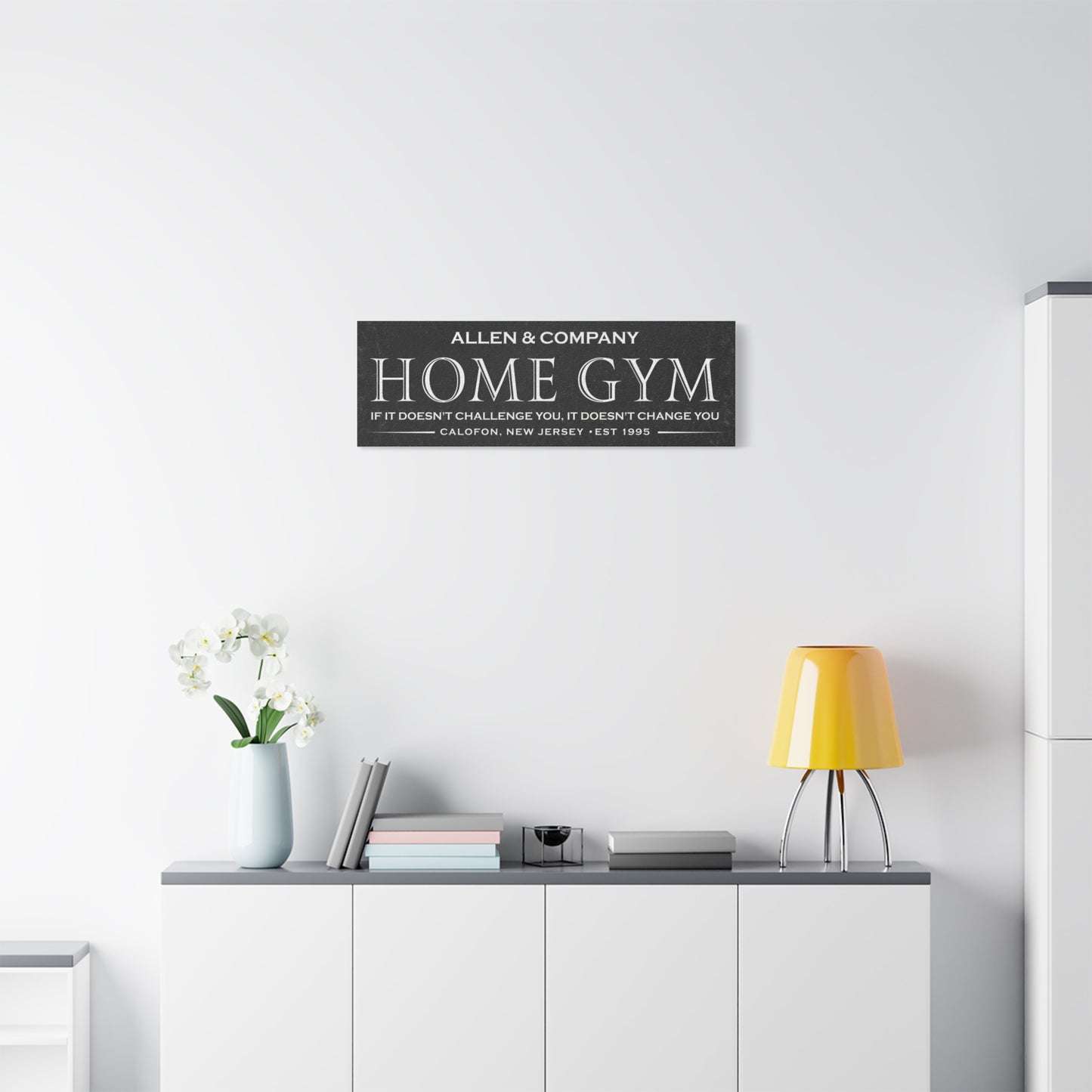 Personalized Gym Sign, Custom Home Gym Sign, Home Gym Wall Art, Personalized Décor, Inspirational Wall Art for Home Fitness Spaces