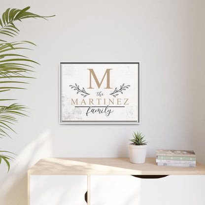 Personalized Family Monogram Sign with Last Name - Custom Farmhouse Porch Decor, Rustic Family Name Wall Art, Personalized Initial Wood Sign for Home