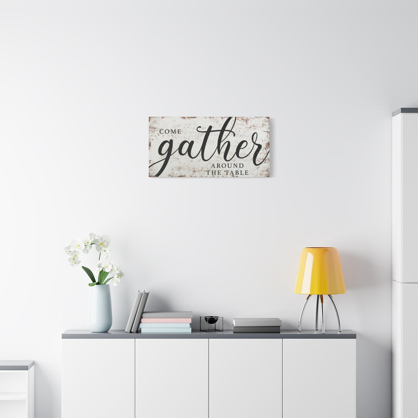 Personalized Dining Room Signs - Custom Dining Room Wall Art – Dining Room & Kitchen Decor – Farmhouse Style Typography Dining Sign