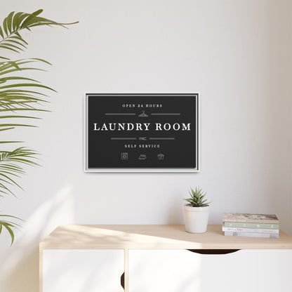 Personalized Laundry Room Signs - Custom Laundry Wall Art | Cute, Funny, Farmhouse, Modern Black Room Decor | Large Hanging Prints | Printable Wash Posters