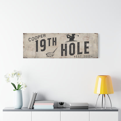 Custom 19th Hole Signs – Personalized Golf Sign, Golf Wall Art, Printable Golf Decor, Golf Gifts, Golf Club Graphics, Golf Mancave Sign, Golf Party Decor, and Personalized Golf Name Signs