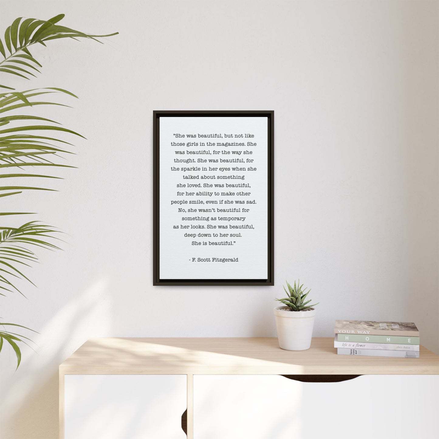 Custom Bedroom Quote Wall Art - Personalized Canvas Print for Bedroom - Modern Inspirational Quote for Bedroom - Living Room - Eco-Friendly Home Décor