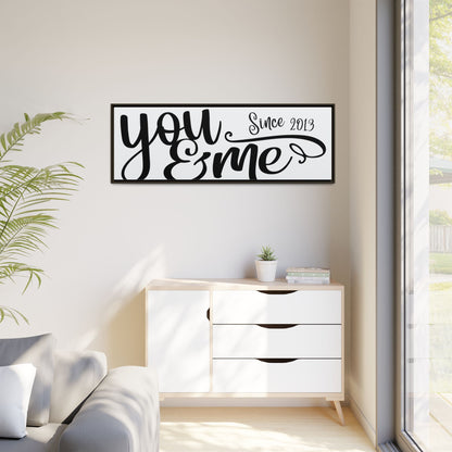 Custom Master Bedroom You and Me Sign for Wedding Anniversary Gift, Personalized Couple’s Gift, Above the Bed Sign, Couple Bedroom Wall Decor, Farmhouse Style Spring Home Decor, Bedroom Quotes & Couple Home Wall Art