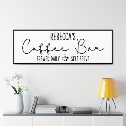 personalized coffee bar signs, Rustic Coffee Bar Signs, Customized Coffee Bar Décor for Home, Gifts & Accessories