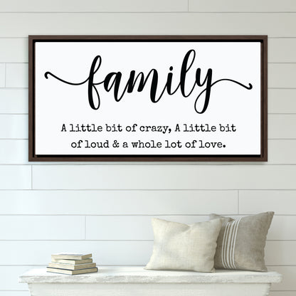 Personalized Family Last Name Sign - Custom Wooden Framed Family Last Name Sign for Wall Decor, Farmhouse, Wedding Gift, Anniversary Present, Home Decor