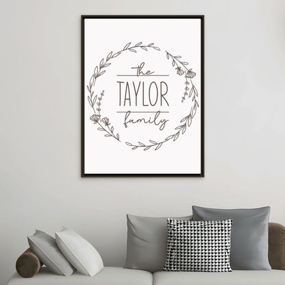 Personalized Monogram Family Last Name Sign - Custom Wedding Gift, Mini Anniversary Name Sign, Rustic Family Name Wall Décor for Home