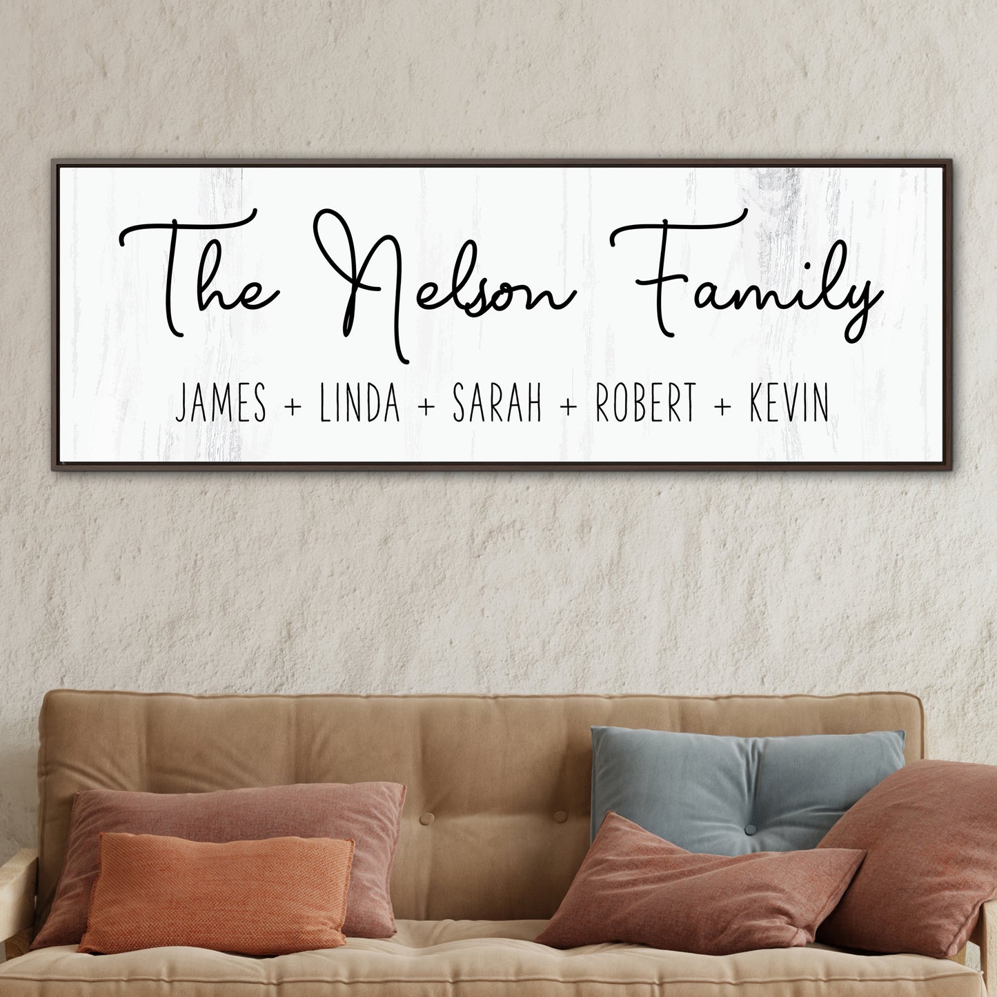 Personalized Family Name Sign with Kids Names - Custom First & Last Day of School Sign with Kids’ Names - Gift for Preschool, Kindergarten, and Grade School