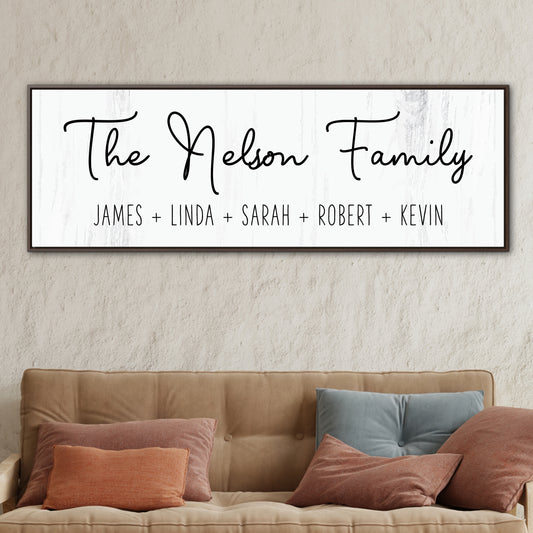 Personalized Family Name Sign with Kids Names - Custom First & Last Day of School Sign with Kids’ Names - Gift for Preschool, Kindergarten, and Grade School