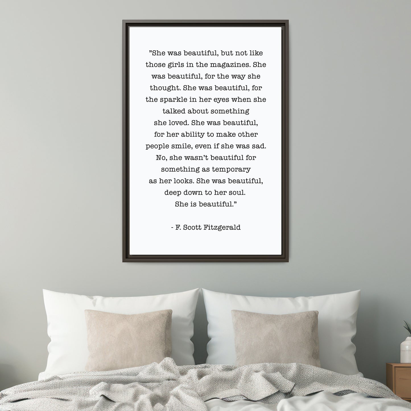 Custom Bedroom Quote Wall Art - Personalized Canvas Print for Bedroom - Modern Inspirational Quote for Bedroom - Living Room - Eco-Friendly Home Décor