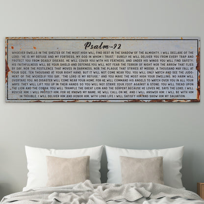 Custom Bedroom Quote Wall Art - Personalized Bedroom Wall Décor for Living Room, Nursery Room - Rustic Style