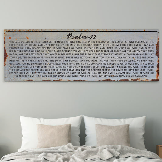 Custom Bedroom Quote Wall Art - Personalized Bedroom Wall Décor for Living Room, Nursery Room - Rustic Style