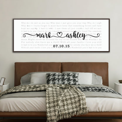 Personalized Master Bedroom Sign